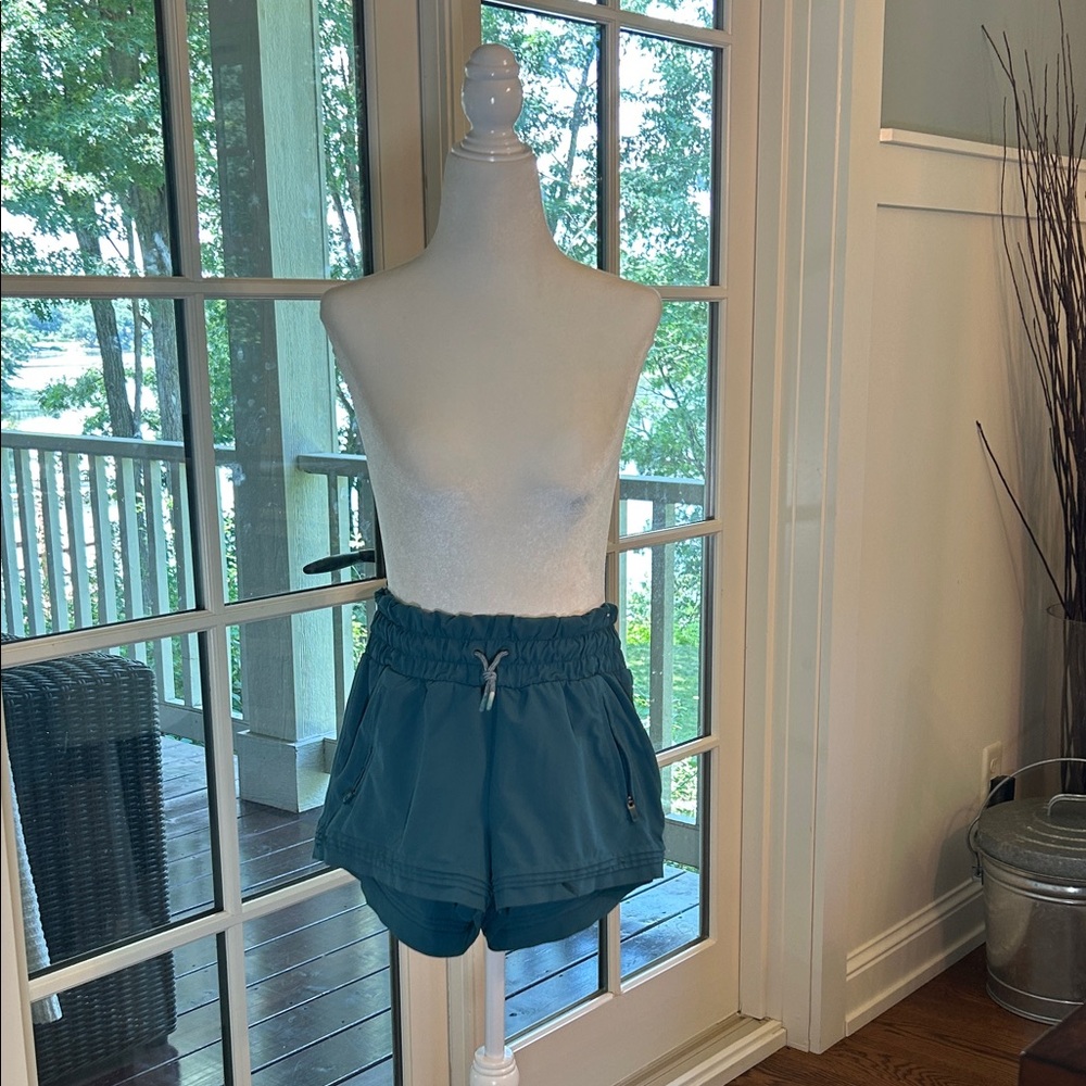 Athleta Girl Teal Athletic Shorts Size 12